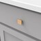Heritage Designs Contemporary Knob 1316 Inch Square Brushed Brass Finish, 10PK R077756BBX10B - alternate 4